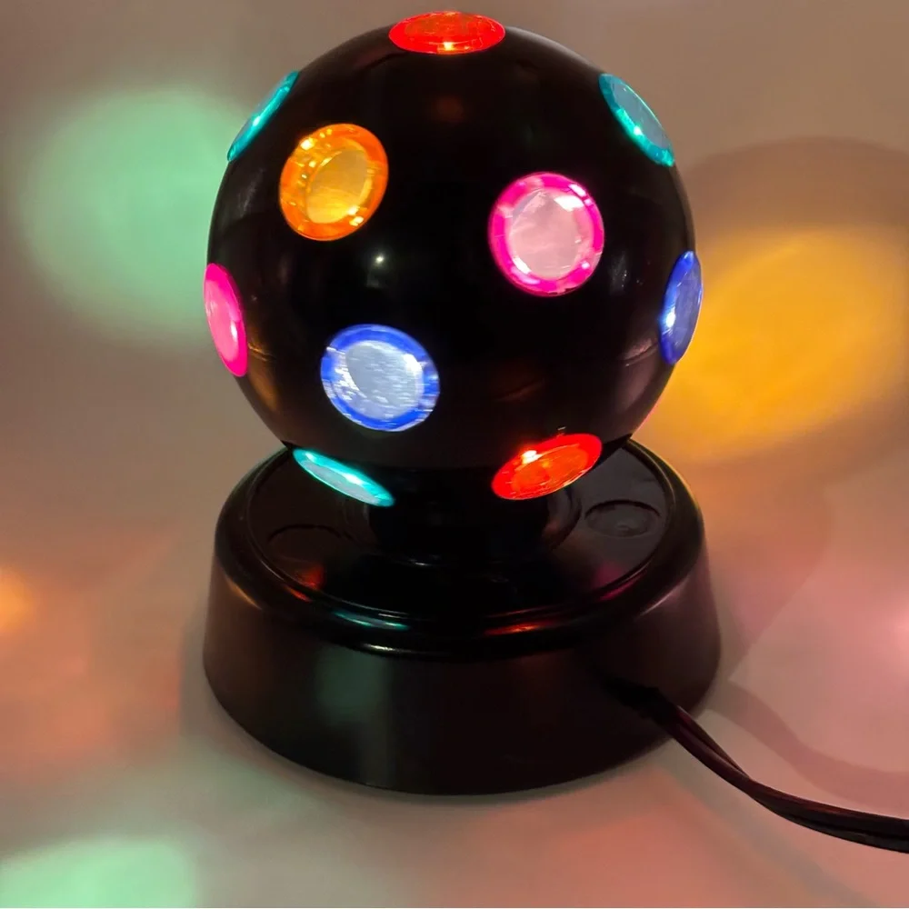 Colorful‎ Rotating Disco Ball Light Pary Light
